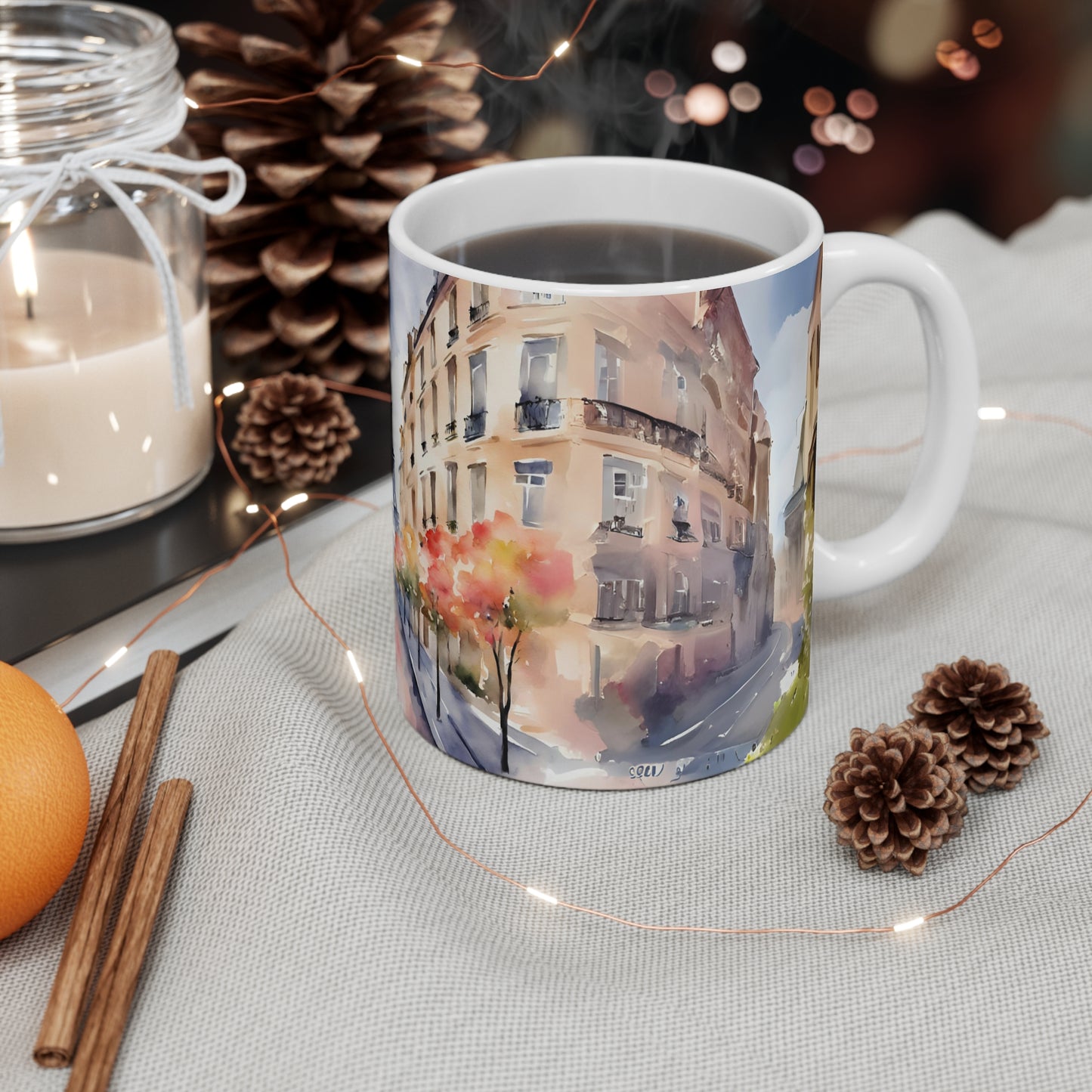 Ceramic Watercolor Mug