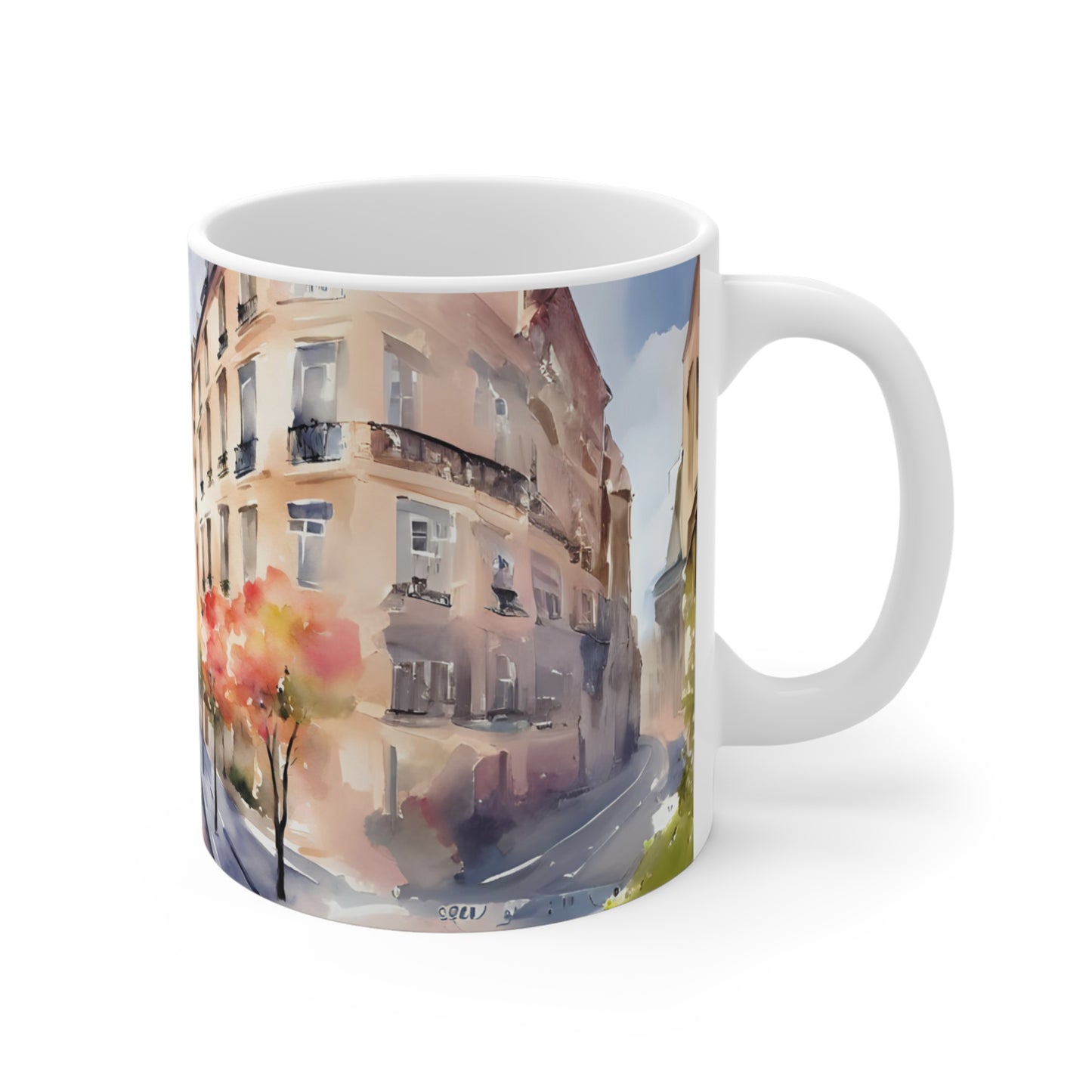 Ceramic Watercolor Mug