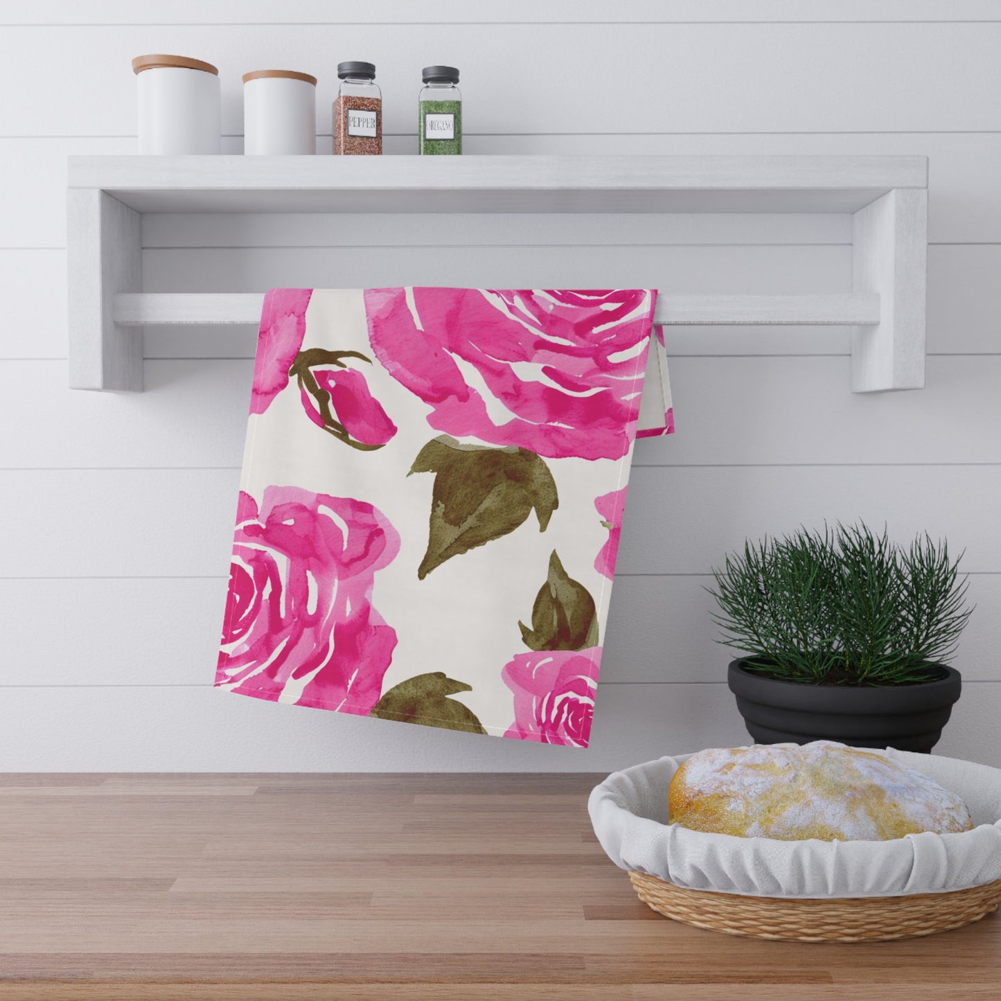 Rose Tea Towel