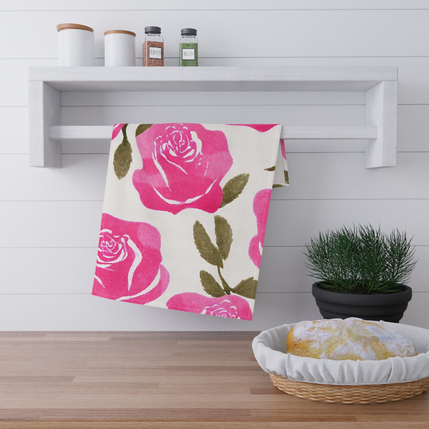 Rose Tea Towel