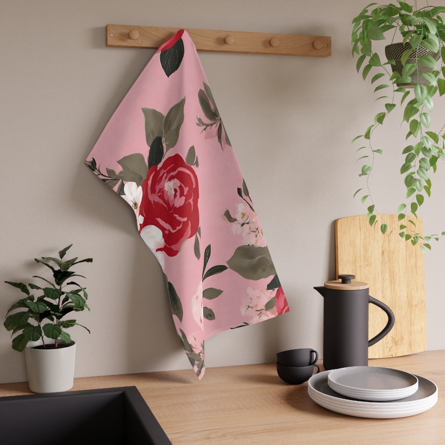 Floral Tea Towel