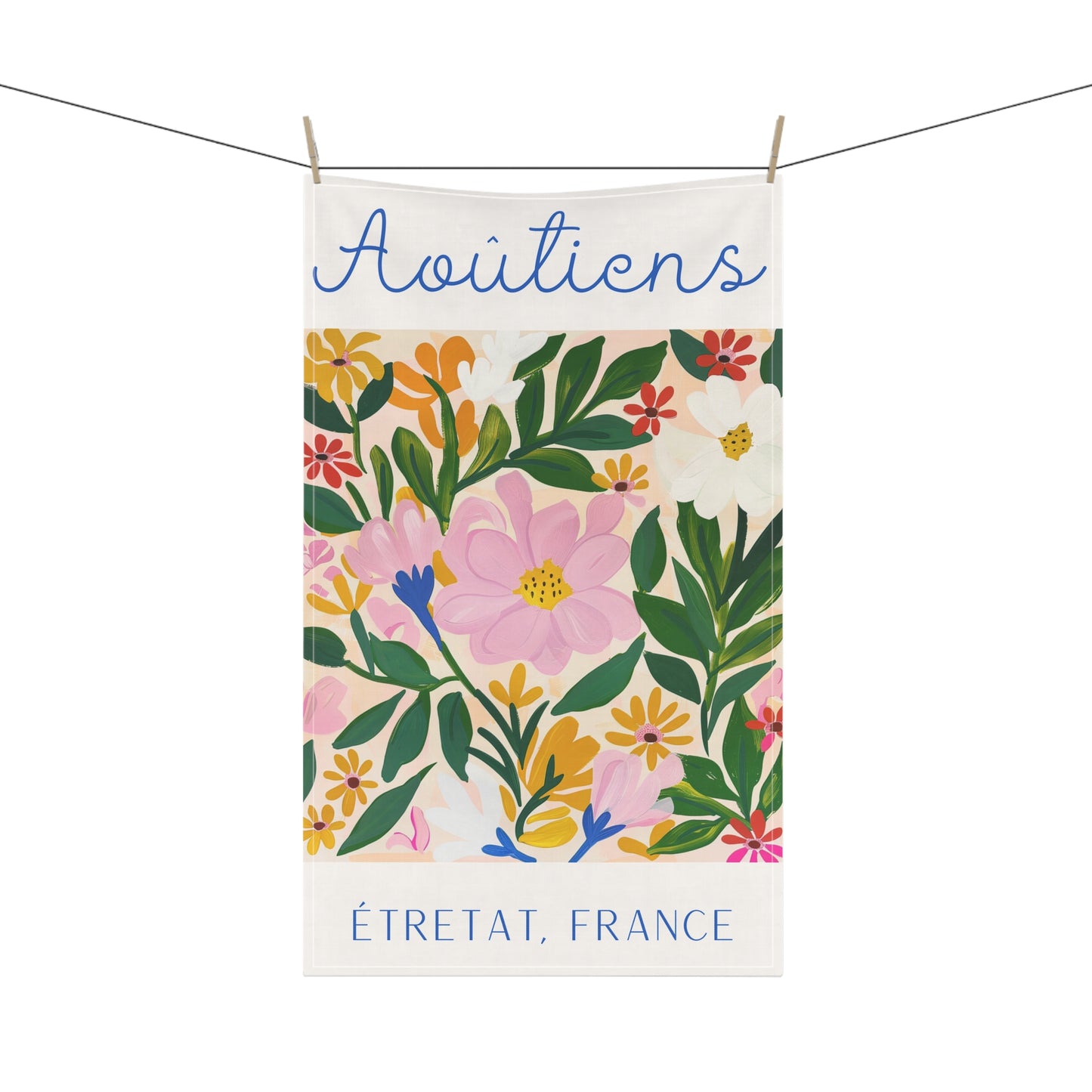 French Summer Kitchen Towel