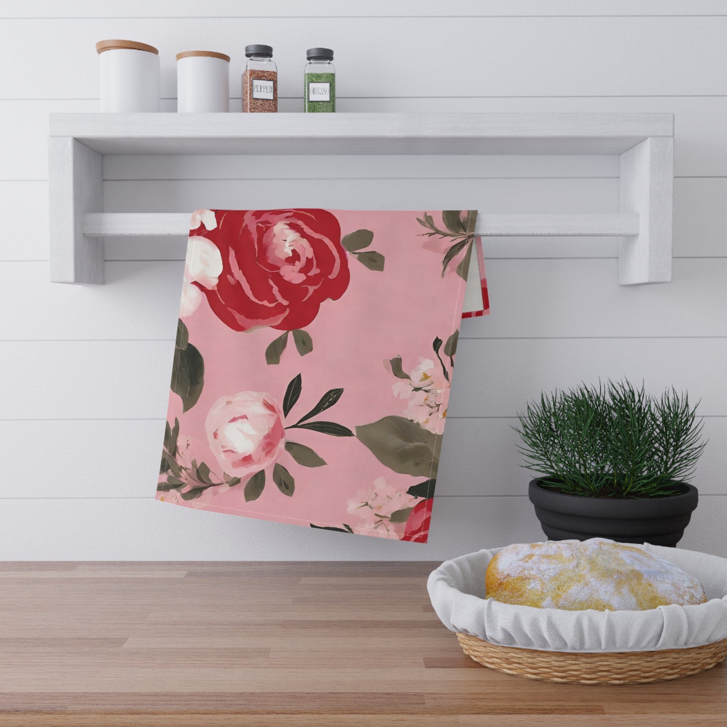 Floral Tea Towel