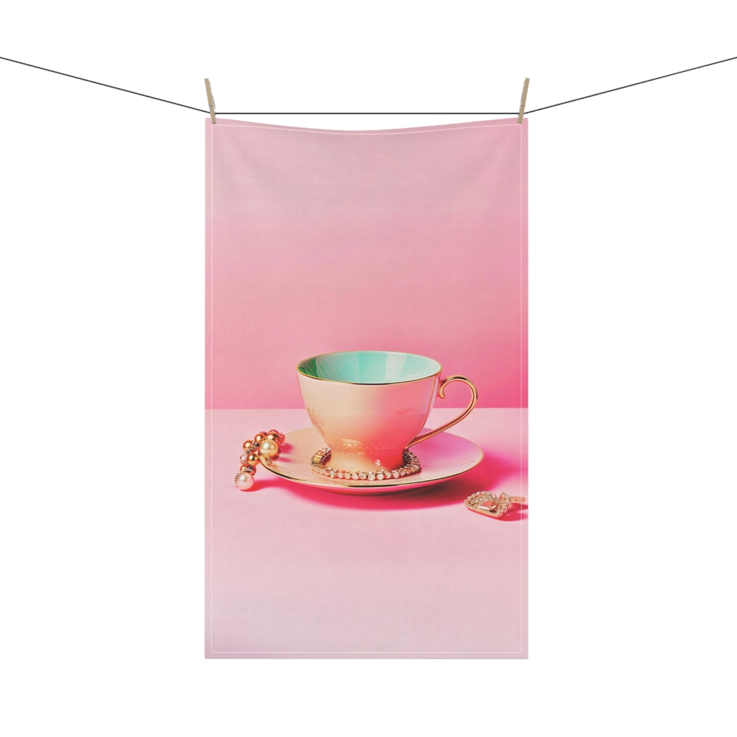 Pink Tea Towel